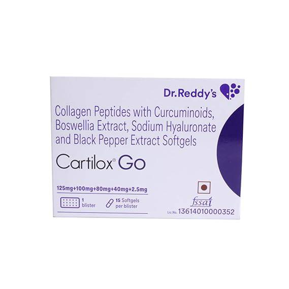 Cartilox Go Softgels Capsule 15's - ANJANI MEDICAL