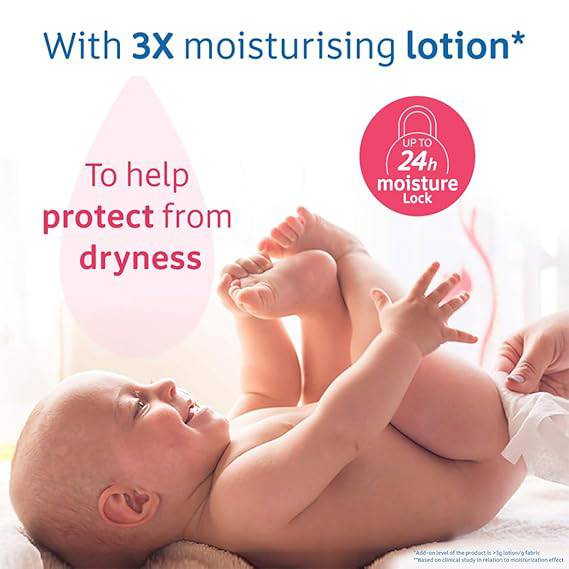 Johnson's Baby Wet Wipes | Alcohol & Soap Free | Prevents Rashes & Redness | 216 Wipes - ANJANI MEDICAL