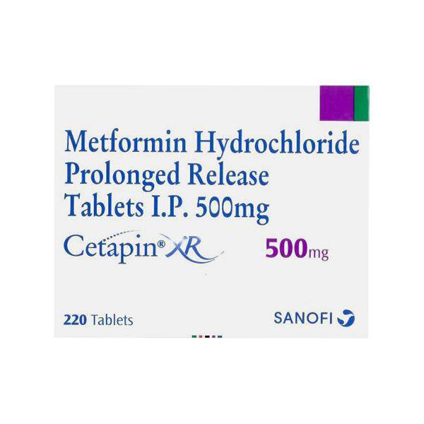 CETAPIN XR 500mg Tablet 20's - ANJANI MEDICAL