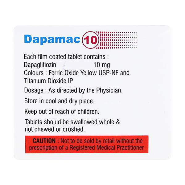 DAPAMAC 10 Tablet 10's - ANJANI MEDICAL
