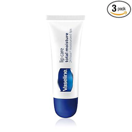 Vaseline Lip Care Total Moisture 10g - (Pack of 3)- red - ANJANI MEDICAL