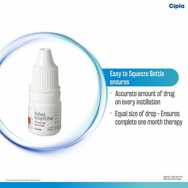 MOXICIP EYE DROP 5 ML