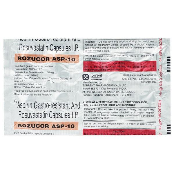 ROZUCOR ASP 10MG - ANJANI MEDICAL