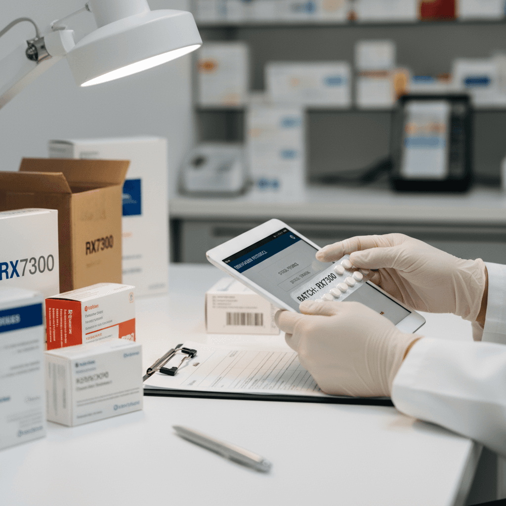 Medicine quality verification process