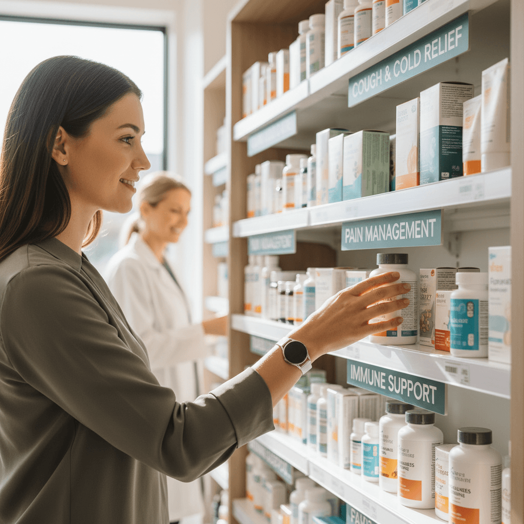 Over-the-counter healthcare products at Anjani Medical