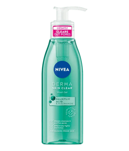 NIVEA Derma Skin Clear Wash Gel - ANJANI MEDICAL