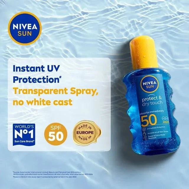 NIVEA  Sun Protect & Dry Touch Invisible Spray    250ml - ANJANI MEDICAL