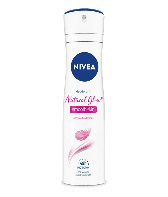 NIVEA Natural Glow Smooth Skin Deodorant Spray  150 ml - ANJANI MEDICAL