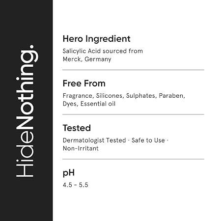 Minimalist 2% Salicylic Acid Face Wash For Oily Skin | Sulphate free, Anti Acne Face Cleanser With LHA & Zinc For Acne or Pimples | For Women & Men | 100 ml - ANJANI MEDICAL