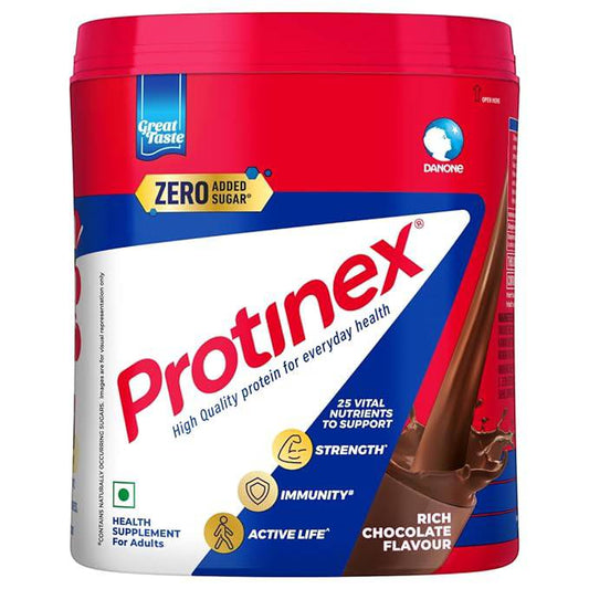 Protinex Health Supplement And Nutritional Protein Mix For Adults-(Rich Chocolate Flavor, 400 Gms, Jar) with 25 Vital Nutrients to Support Strength, Immunity & Active Life - ANJANI MEDICAL