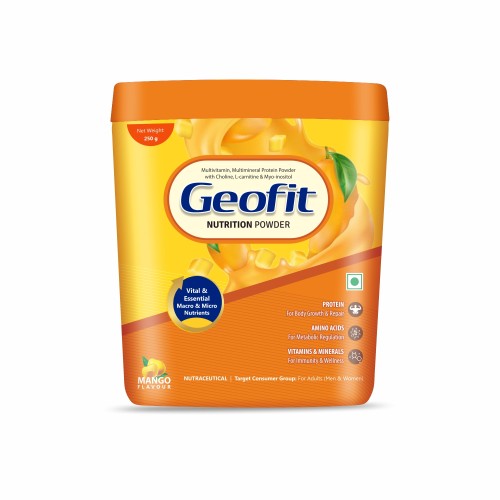 GEOFIT MANGO FLAVORED PROTEIN POWDER - ANJANI MEDICAL