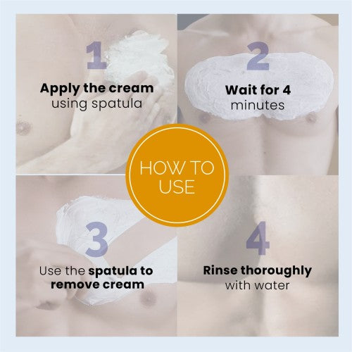 ELOWAY HAIR REMOVAL CREAM FOR MEN SUITABLE FOR CHEST LEGS UNDERARMS & ARMS 60G - ANJANI MEDICAL