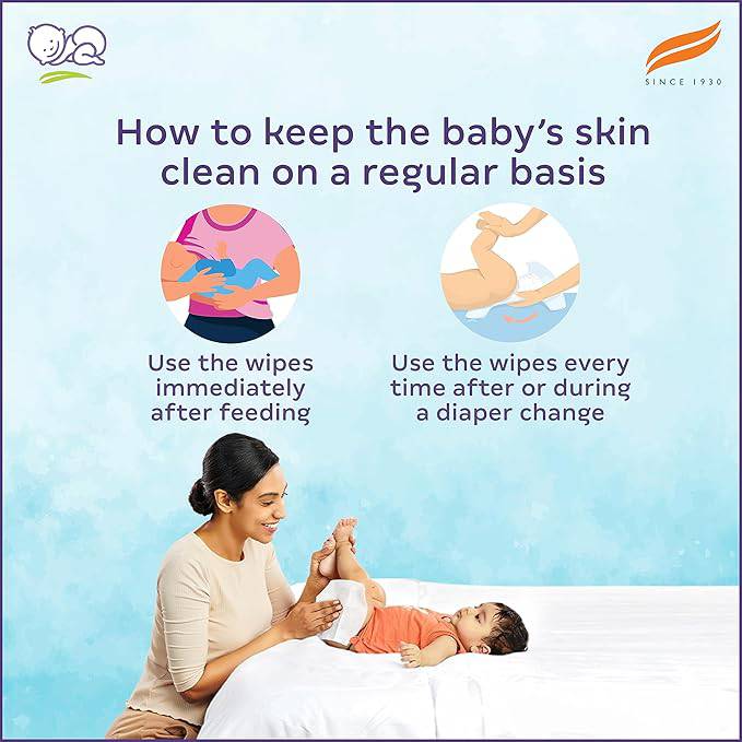 Himalaya Gentle Baby Wipes - 72 Pieces (Pack of 2) - ANJANI MEDICAL