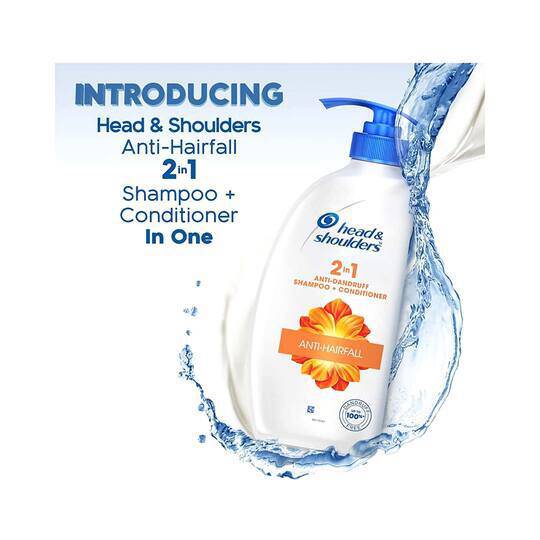 Head & Shoulders 2-In-1 Anti-Hairfall Anti-Dandruff Shampoo + Conditioner (650ml) - ANJANI MEDICAL