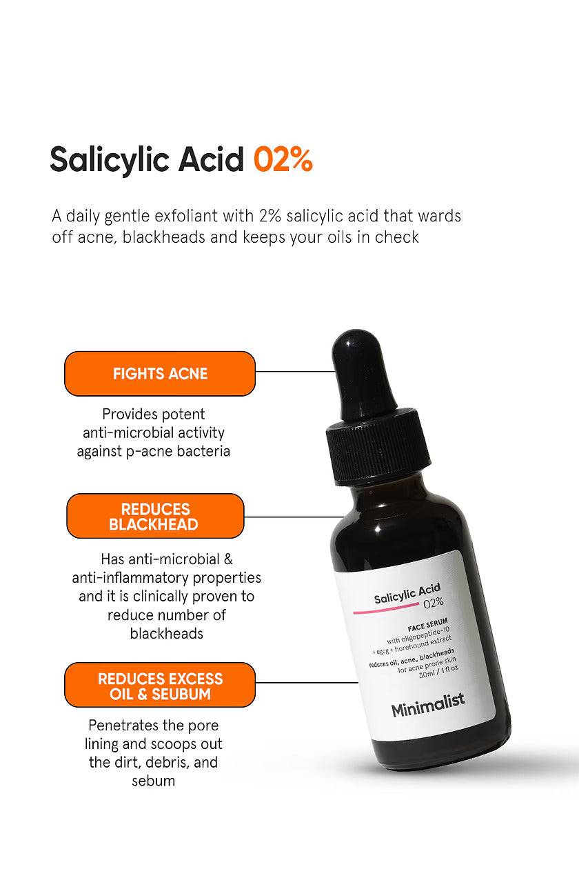 Minimalist Salicylic Acid 2% Face Serum - ANJANI MEDICAL