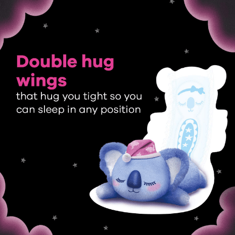 Whisper Bindazzz Nights Koala Soft XXL+ 8 pads - ANJANI MEDICAL