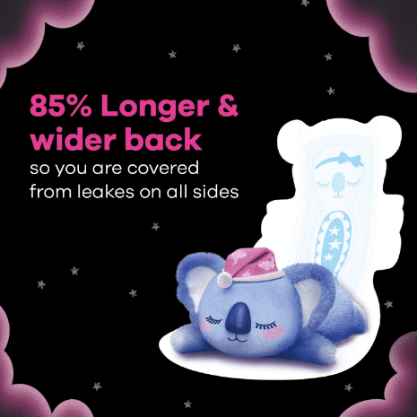 Whisper Bindazzz Nights Koala Soft XXL+ 8 pads - ANJANI MEDICAL