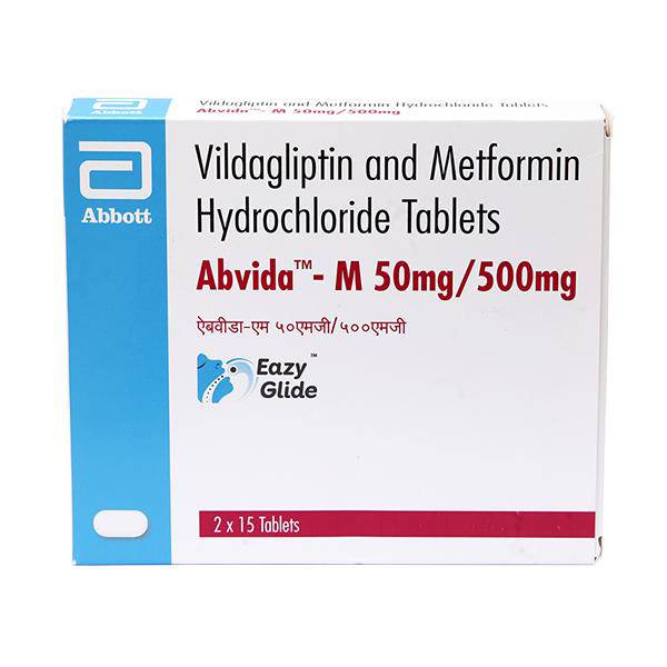 ABVIDA M 50/500mg Tablet 15's - ANJANI MEDICAL