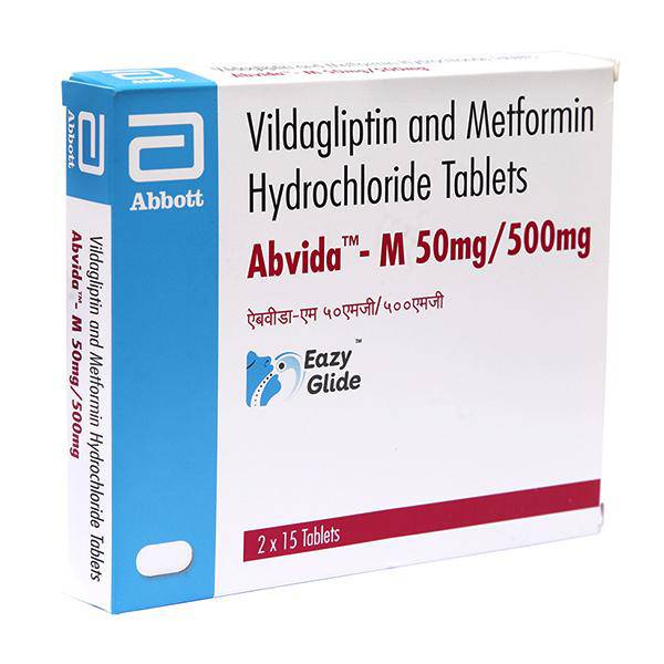 ABVIDA M 50/500mg Tablet 15's - ANJANI MEDICAL