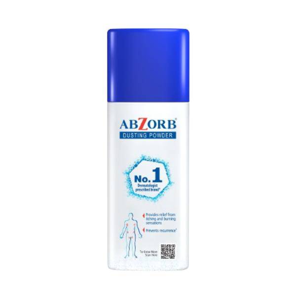 Abzorb Anti Fungal Dusting Powder | Absorbs Excess Sweat | Controls Itching | Derma Care | Manages Fungal Infections Dusting Powder - ANJANI MEDICAL