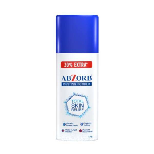 Abzorb Anti Fungal Dusting Powder | Absorbs Excess Sweat | Controls Itching | Derma Care | Manages Fungal Infections Dusting Powder - ANJANI MEDICAL