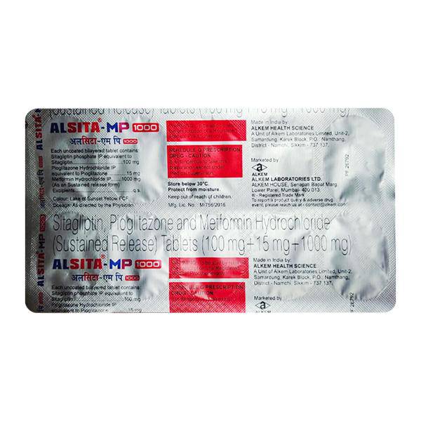 ALSITA MP 1000 Tablet 10's - ANJANI MEDICAL