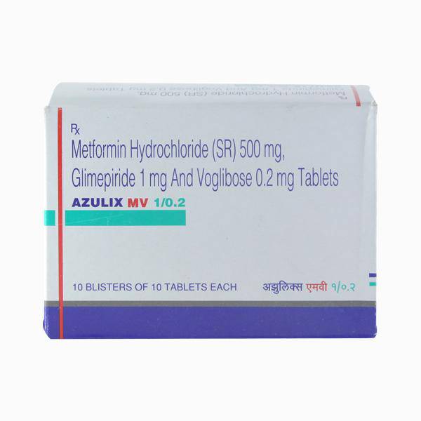Azulix MV 1/0.2mg Tablet 10'S - ANJANI MEDICAL