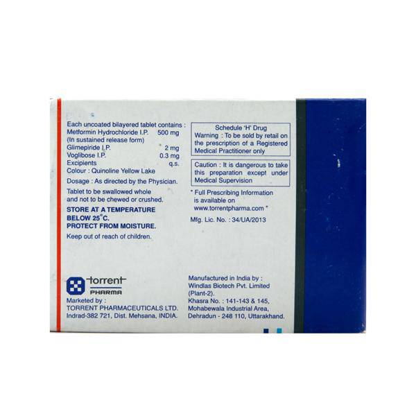 Azulix MV 2/0.3mg Tablet 10'S - ANJANI MEDICAL