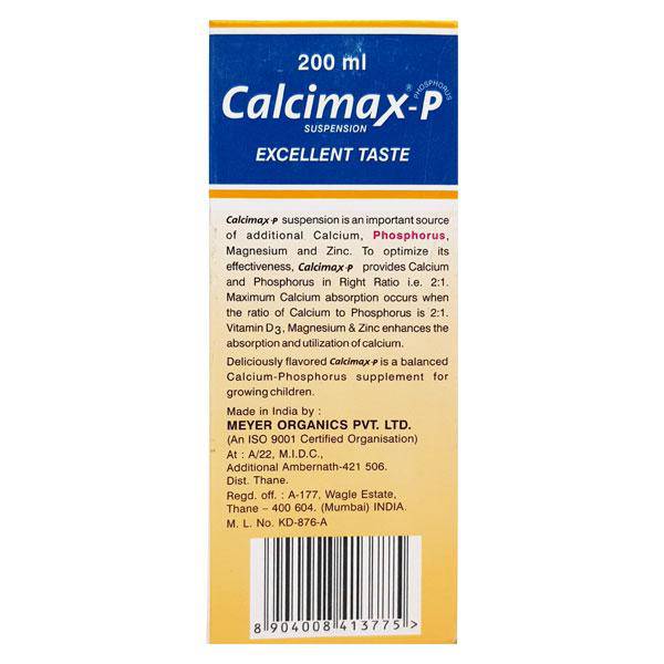 CALCIMAX P SYP 200ML - ANJANI MEDICAL