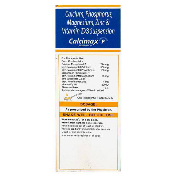 CALCIMAX P SYP 200ML - ANJANI MEDICAL