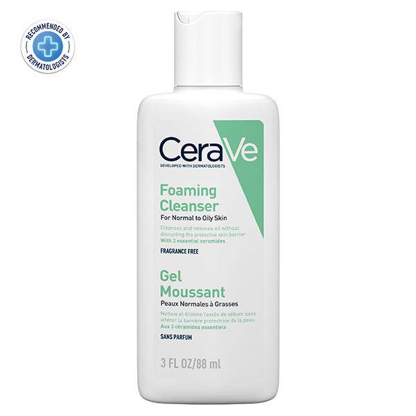 CeraVe Foaming Cleanser For Normal To Oily Skin 88 ml - ANJANI MEDICAL