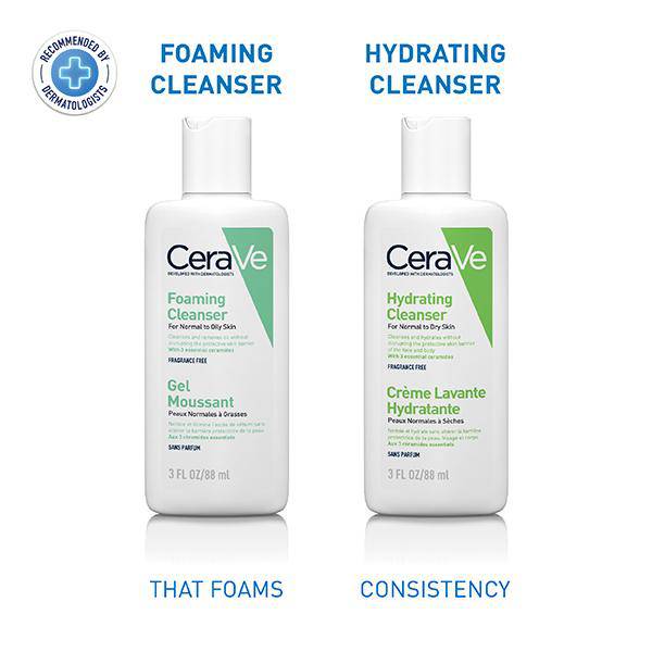 CeraVe Foaming Cleanser For Normal To Oily Skin 88 ml - ANJANI MEDICAL