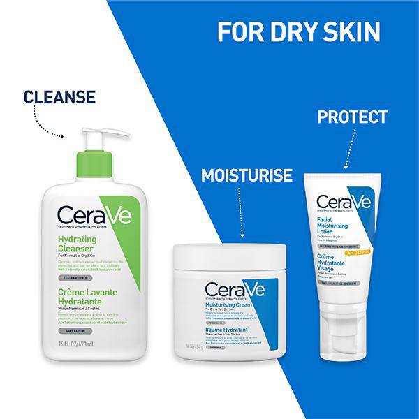 CeraVe Hydrating Cleanser For Normal To Dry Skin 473 ml - ANJANI MEDICAL