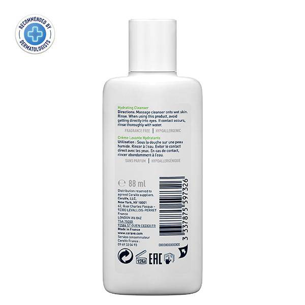 CeraVe Hydrating Cleanser For Normal To Dry Skin 88 ml - ANJANI MEDICAL