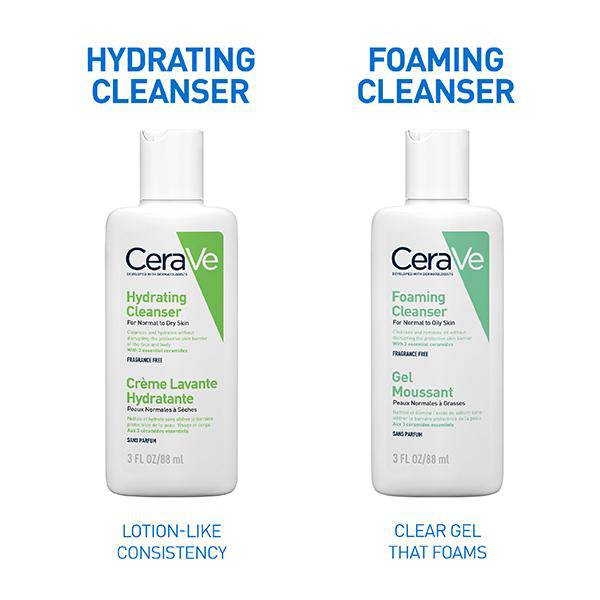 CeraVe Hydrating Cleanser For Normal To Dry Skin 88 ml - ANJANI MEDICAL