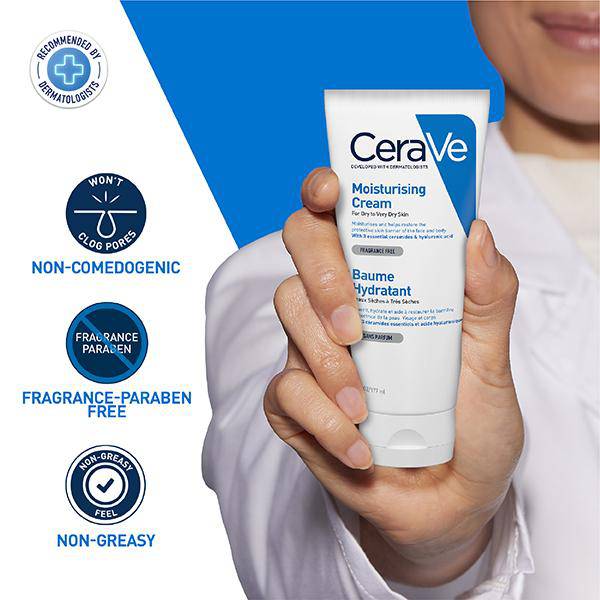CeraVe Moisturising Cream For Dry To Very Dry Skin 177 ml - ANJANI MEDICAL