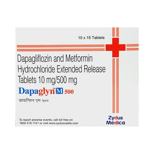 DAPAGLYN M 500 Tablet 15's - ANJANI MEDICAL