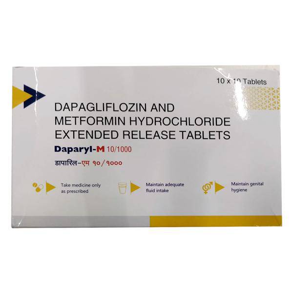 DAPARYL M 10/1000 Tablet 10's - ANJANI MEDICAL