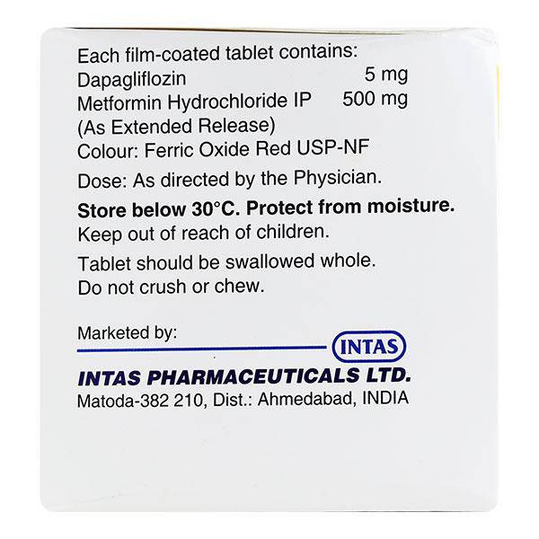DAPARYL M 5/500 Tablet 10's - ANJANI MEDICAL