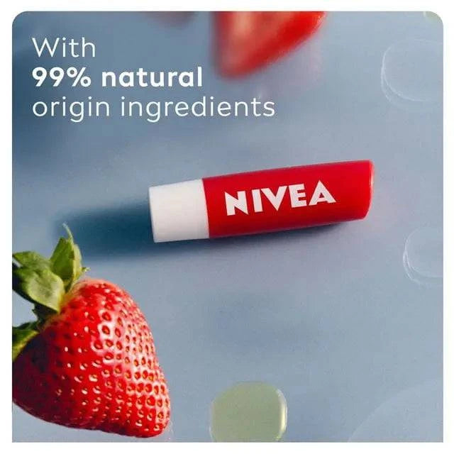 NIVEA Strawberry Shine Lip Balm 4.80 g - ANJANI MEDICAL