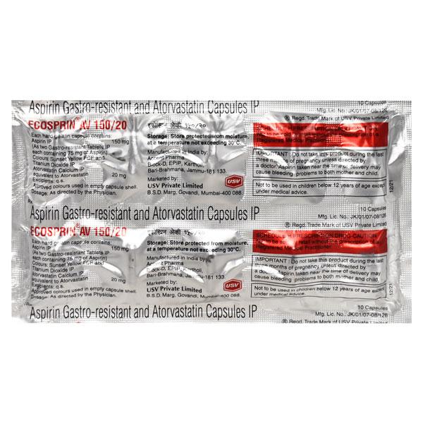ECOSPRIN AV 150/20 - ANJANI MEDICAL