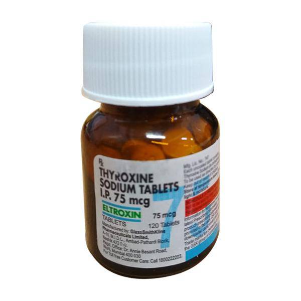 ELTROXIN 75mcg Tablet 120's - ANJANI MEDICAL