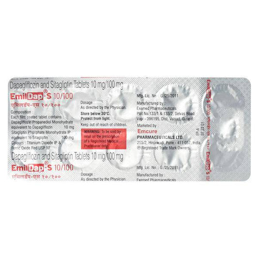 EMILDAP S 10/100 Tablet 10's - ANJANI MEDICAL