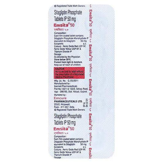 EMSITA 50 Tablet 10's - ANJANI MEDICAL