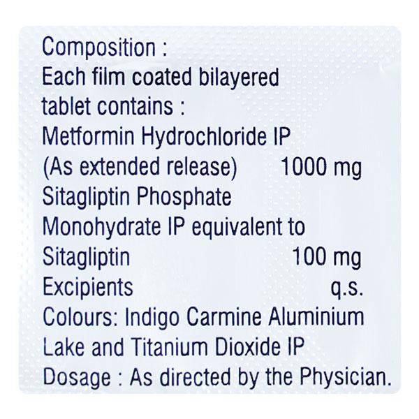 EMSITA M SR 100/1000 Tablet 10's - ANJANI MEDICAL