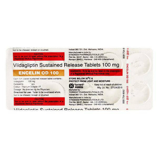 ENCELIN OD 100 Tablet 10's - ANJANI MEDICAL