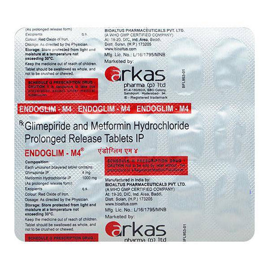 ENDOGLIM M4 Tablet 15's - ANJANI MEDICAL