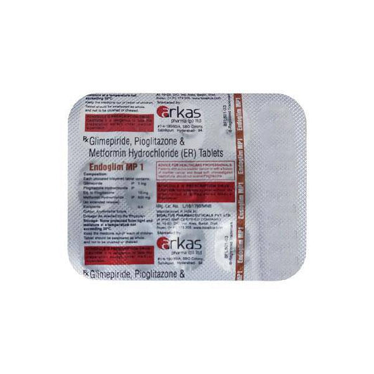 ENDOGLIM MP1 Tablet 15's - ANJANI MEDICAL