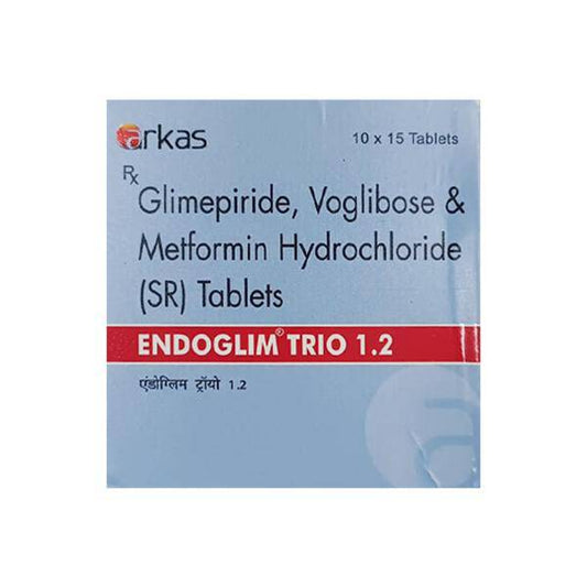 ENDOGLIM TRIO 1.2 Tablet 15's - ANJANI MEDICAL