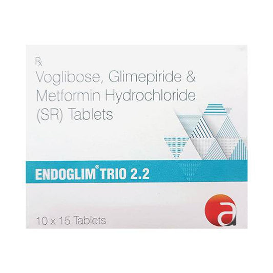 ENDOGLIM TRIO 2.2 Tablet 15's - ANJANI MEDICAL